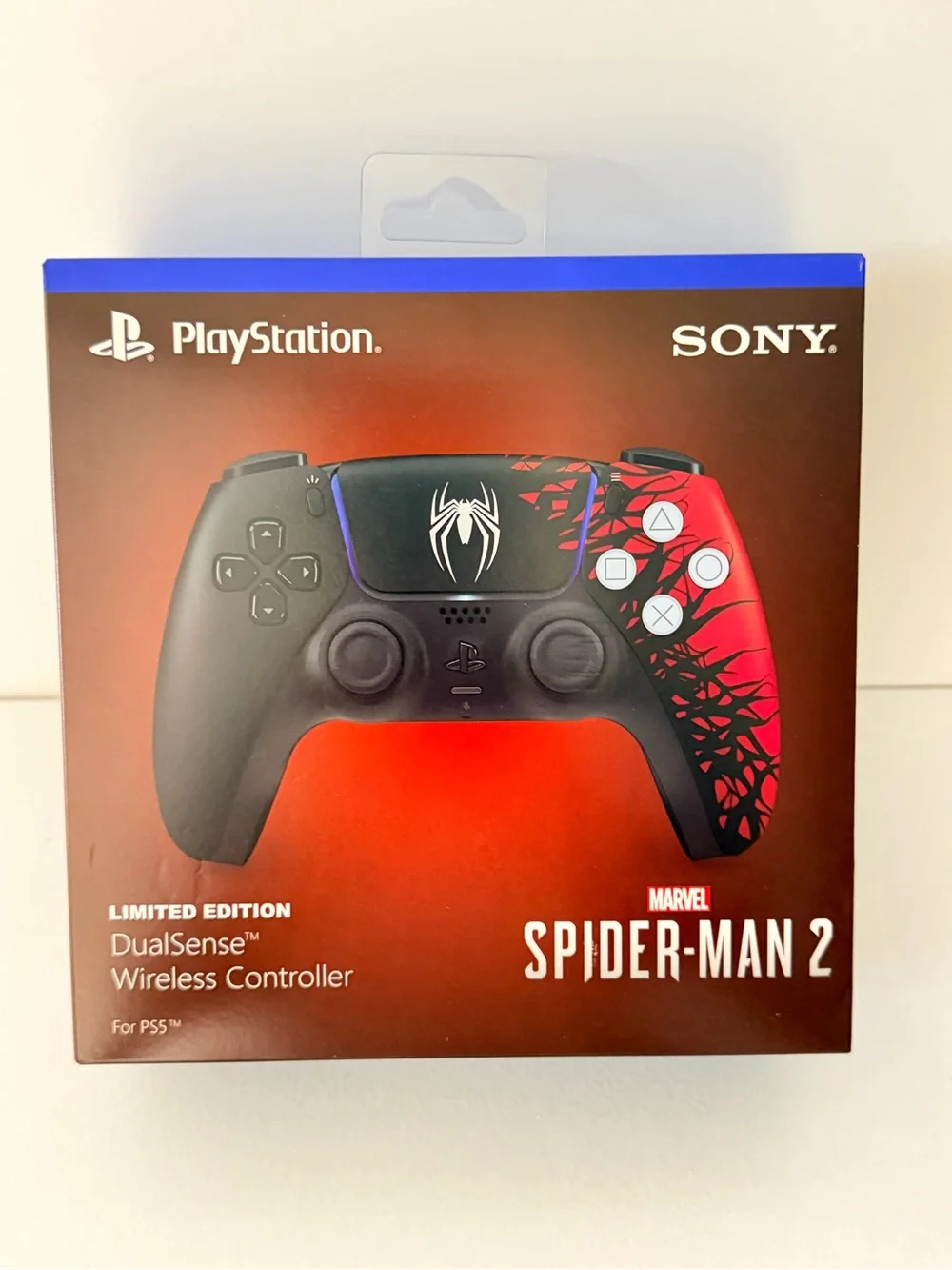 Spider-Man 2 Limited Edition PlayStation 5 / PS5 Sony DualSense Controller (NEW)